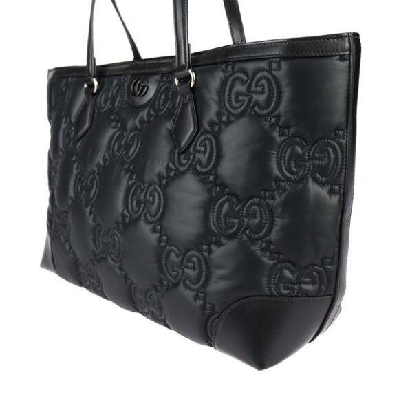 GUCCI Black Leather Shoulder Bag - Picture 3 of 8